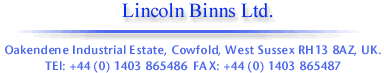 Lincoln Binns Ltd. electronic enclosures